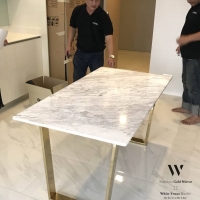 White Venus Dining Table